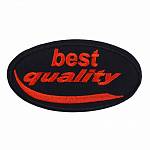 Термоаппликация "best quality" 115*65мм арт.R-5472