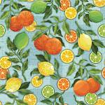 Ткань Peppy 60*110см 4549 Citrus Grove Panel 25487 BLU1