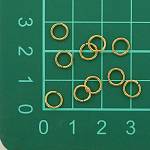 Кольцо соединительное 4,0*0,7мм арт.ФУ-11532 золото (880±5шт)