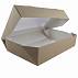 Коробка крафт с окошком 20*12*4см "ECO TABOX" арт.01649