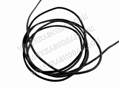 Шнур для плетения нейлон 0,8мм арт.GCS 041-черный