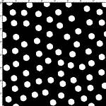 Ткань Peppy 50*55см Jumbo Dots 691-835 BLACK/WHITE