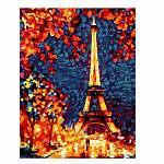 "Ночной Париж" арт.GX-39206 Картина по номерам 40*50см