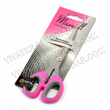 Ножницы для рукоделия 135мм "Maxwell Premium" арт.S210452T ручки пластик с резиновыми вставками