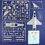 Изготовление моделей "Истребитель Американский F-16B Файтинг Фалкон" масштаб 1:72 27*18см арт.80273