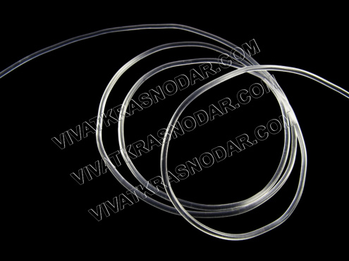 Шнур силиконовый PVC 1мм арт.ECG-1,0/7709248 прозрачный