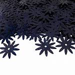 Пайетки-голограмма "Снежинка" 18мм черный