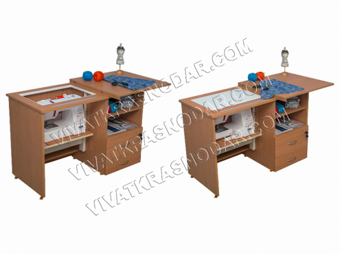 Ученический стол для швейной машины "Комфорт JN-1" бук