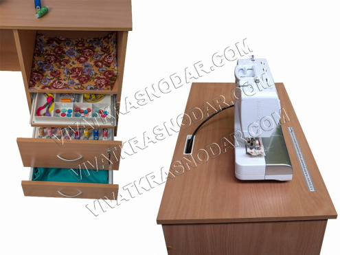 Ученический стол для швейной машины "Комфорт JN-2" бук