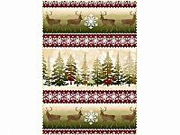 Ткань Peppy  60*107см Wonder of Winter Flannel Panel арт.MASF3002 R