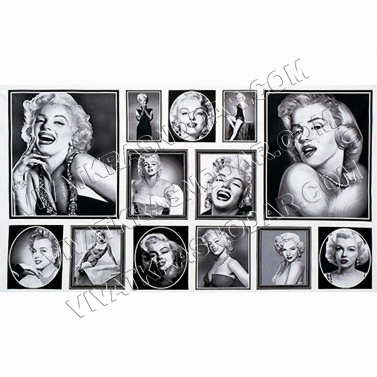 Ткань Peppy 60*110см Hollywood Icons Panel  ARD