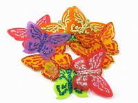 Бабочки декоративные ассорти (4шт)
