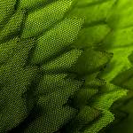 Лист на проволоке текстиль 5,5*13см березовый арт.7445276 зеленый (12шт)