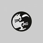 Термоаппликация "Кошки" 60мм арт.4699328 черный/белый