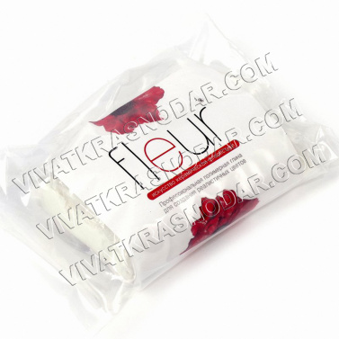 Глина самозатвердевающая для керамической флористики 200гр FLEUR арт.FL.01-0001 белый