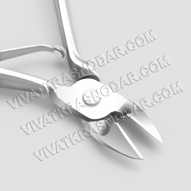 Ножницы-кусачки маникюрные 9,5см длина лезвия - 10мм металл арт.4103693
