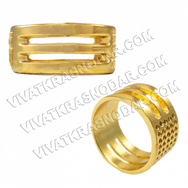 Заготовка для кольца 17 размер арт.ФУ-4108 золото
